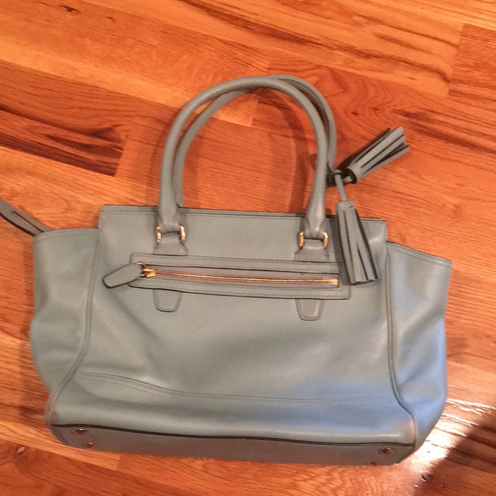 Coach handbag - blue leather